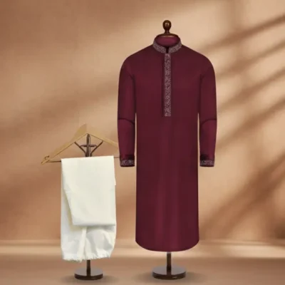 The Royal Maroon Panjabi