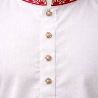 SULTAN -Pearl White / Crimson Gold