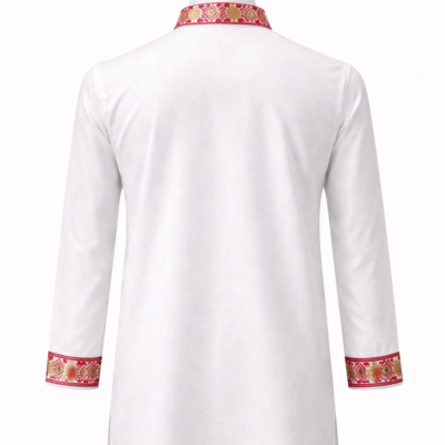 SULTAN -Pearl White / Crimson Gold