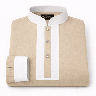 Zayyan – Executive Beige & Pearl White