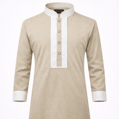 Zayyan – Executive Beige & Pearl White