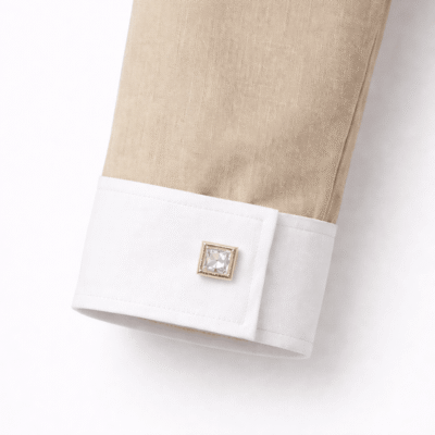 Zayyan – Executive Beige & Pearl White