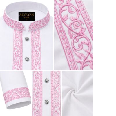 Amir - Royal White & Pink