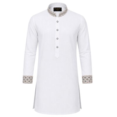 Amir – Royal White & Silver Vine