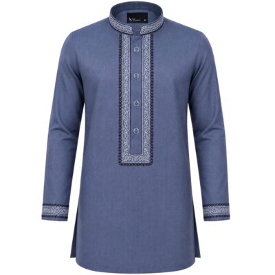 Royal Steel Blue • Signature Embroidery Edition