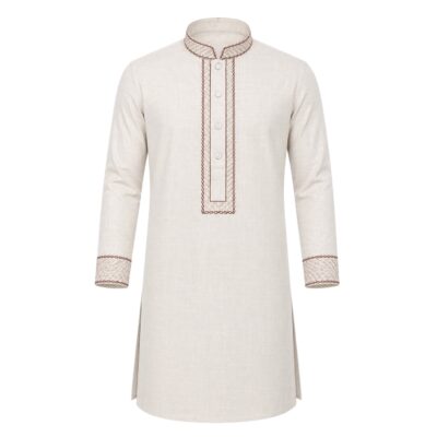 Ivory Beige • Elegant Embroidery Edition