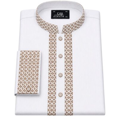 Elegant White / Champagne Gold