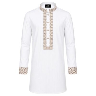 Elegant White / Champagne Gold