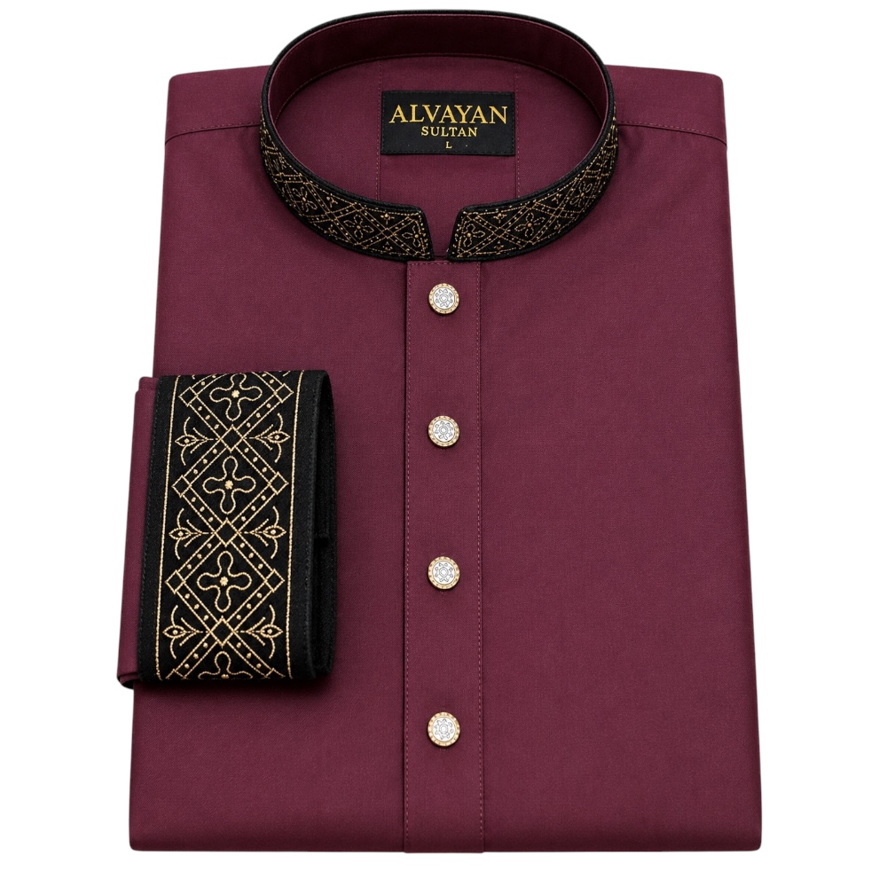 Royal Maroon / Burgundy Wine - Image 2
